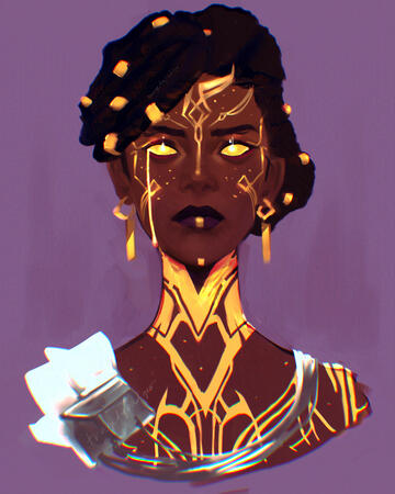 Fanart of Mel Medarda from Arcane